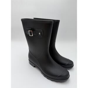 Evshine Women's Mid Calf Rain Boots Waterproof Garden Shoes EU 38 US 7.5-8